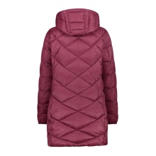 CMP Winter Coat Parka Snaps Hood (3M Thinsulate Padding, warm) burgundy Women